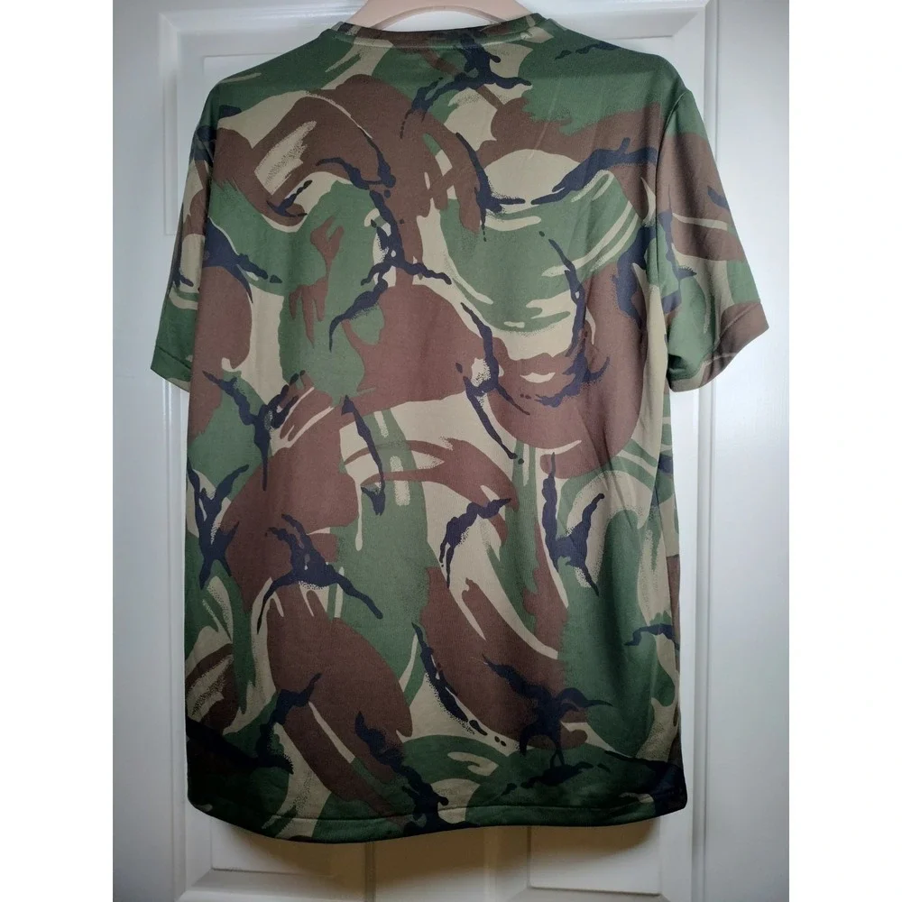 NWT Polo Sport Ralph Lauren Camo T Shirt Men Large Yellow Big Pony Performance L